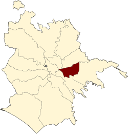 Roma Municipio V locator map